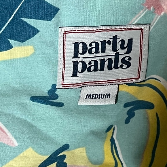 Party Pants Imperfection Flamingo Beach Shirt Sz Med - Picture 9 of 11